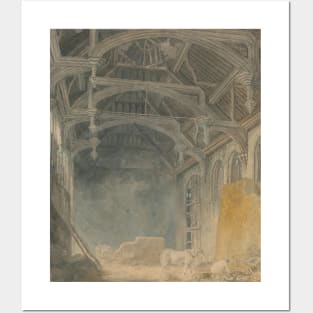 Interior of St. John's Palace, Eltham by J.M.W. Turner Posters and Art